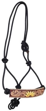 Rafter-T-Painted-Rope-Halters-with-Leather-Overlay