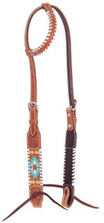 Rafter-T-Painted-Aztec-One-Ear-Headstall