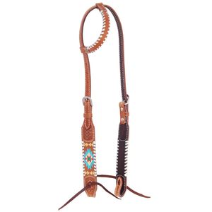 Rafter T Painted Aztec One Ear Headstall