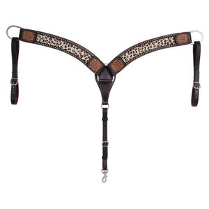 Rafter T Leopard Contoured Breast Collar
