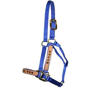 Personalized Nylon Halter, Standard (800-1100 lb) by Supreme Western