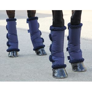 Shires Short Fleece Lined Travel Boots, 4 pack