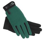 SSG Velcro Wrist Gripper Glove by Fargo Trading, Green, Size 5/6