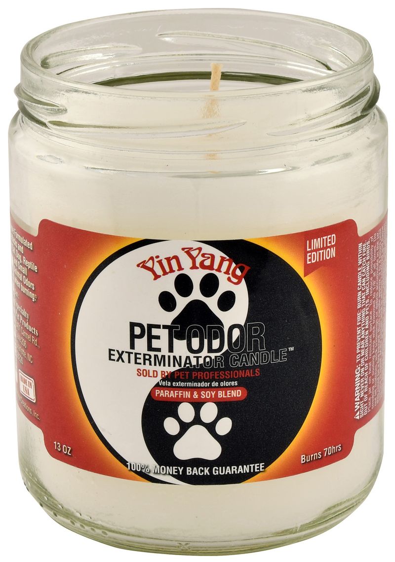 Pet Odor Exterminator Candle, Yin Yang Jeffers