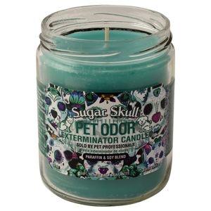 Pet Odor Exterminator Candle, Sugar Skull, 13 oz