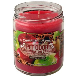 Pet Odor Exterminator Candle, Cinnamon Apple, 13 oz