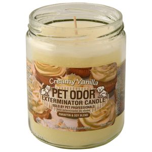 Pet Odor Exterminator Candle, Creamy Vanilla, 13 oz