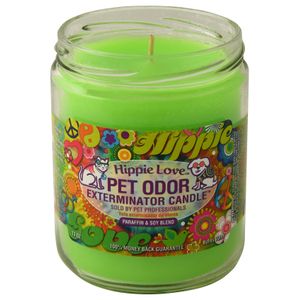 Pet Odor Exterminator Candle, Hippie Love, 13 oz