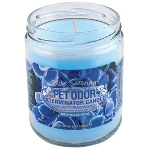 Blue Serenity Pet Odor Exterminator Candle, 13 oz