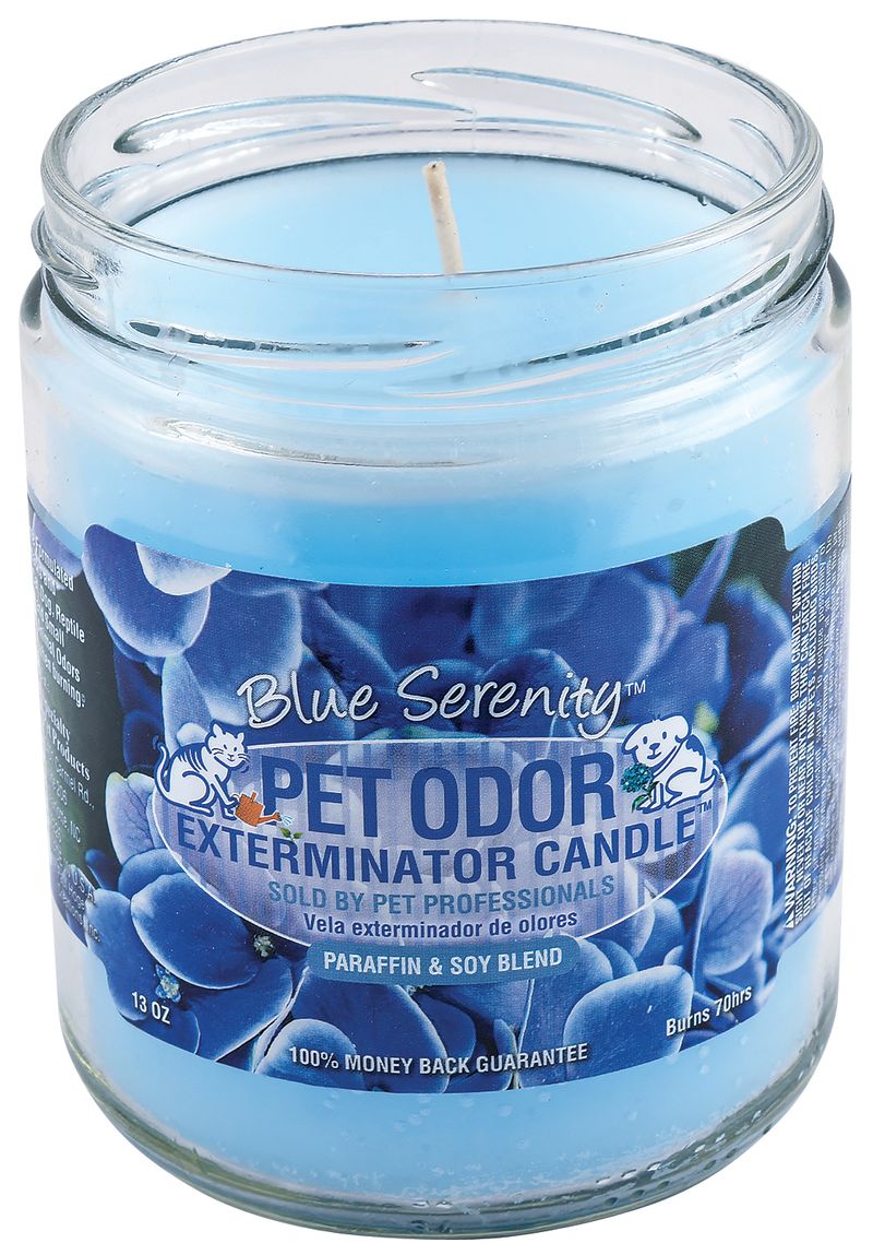 Blue Serenity Pet Odor Exterminator Candle Jeffers