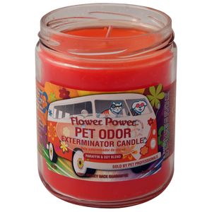 Pet Odor Exterminator Candle, Flower Power