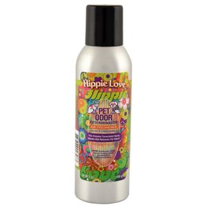 Pet Odor Exterminator Air Freshener Spray, Hippie Love, 7oz