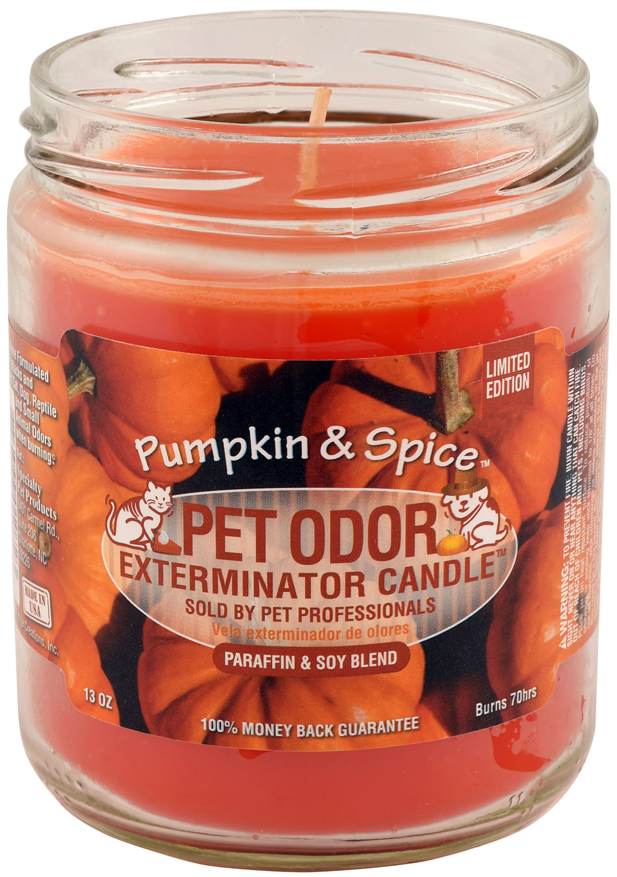 Pet Odor Exterminator Candle Pumpkin Spice Jeffers   Sptdh 0 Vtex 