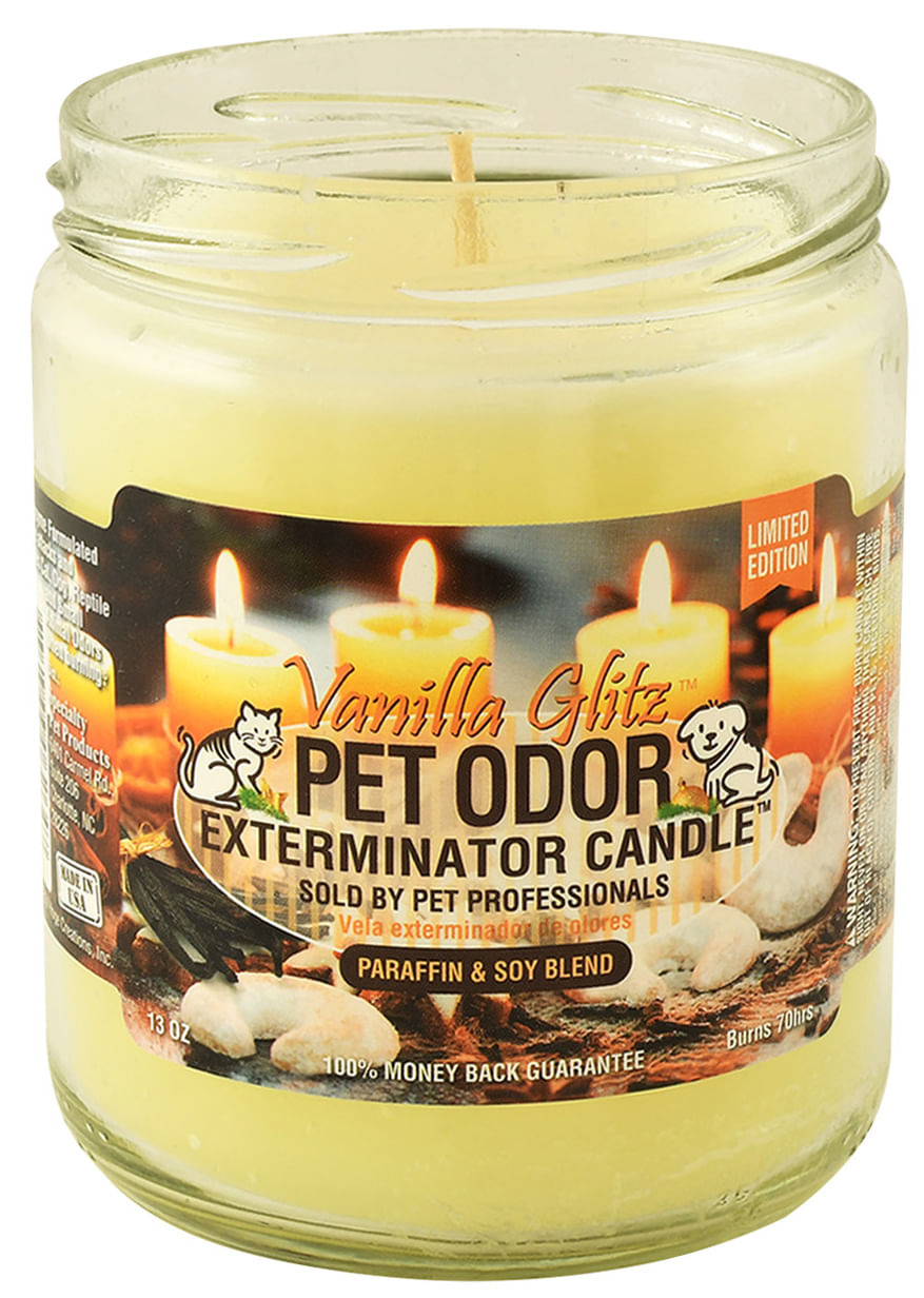 Pet Odor Eliminator Candles, Vanilla Glitz Jeffers