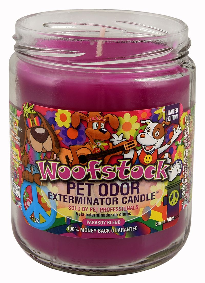 Pet Odor Exterminator Candle, Woofstock Jeffers