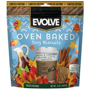 Evolve Limited Edition Maple & Cinnamon Flavor Latte Biscuits