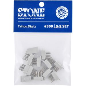 Stone #300 Digit Set 0-9