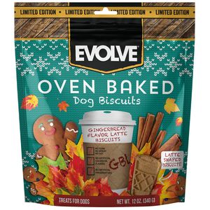 Evolve Limited Edition Gingerbread Flavor Latte Biscuits