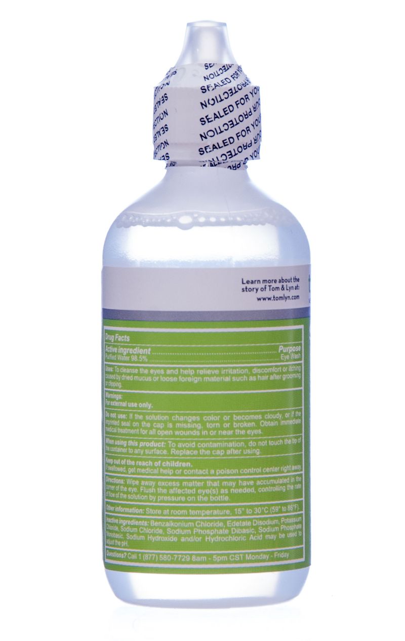 Sterile eye outlet wash for dogs