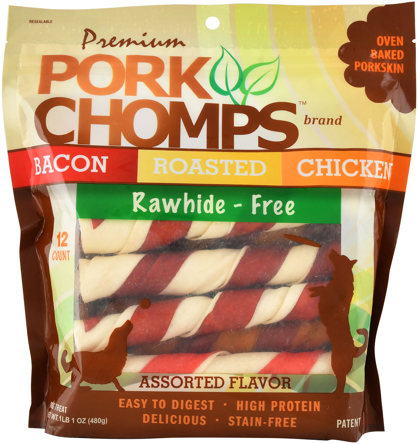 Pork chomps shop vs rawhide