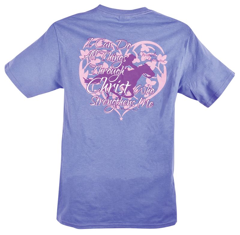 I-Can-Do-All-Things-Through-Christ...-T-Shirt-Violet