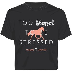 Moss Brothers Too Blessed to be Stressed T-shirt