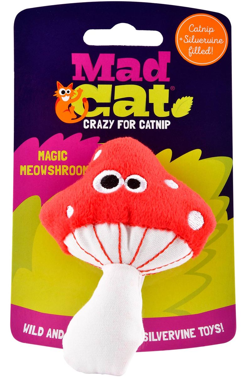 Magic Meowshroom Mad Cat Catnip Toy Jeffers