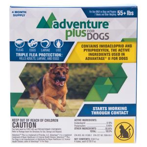 Adventure Plus for Dogs, 4-Pack
