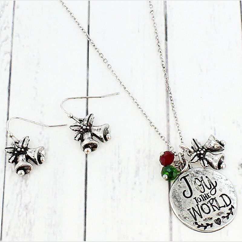 -Joy-to-the-World--Necklace---Earring-Set