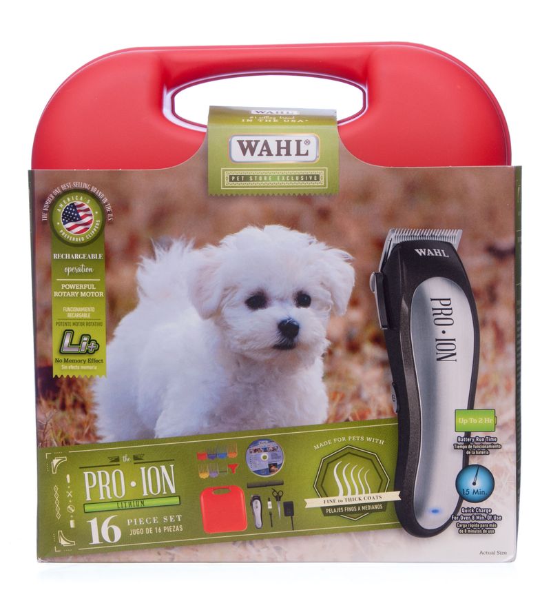 Wahl pro series rechargeable outlet pet hair clipper kit