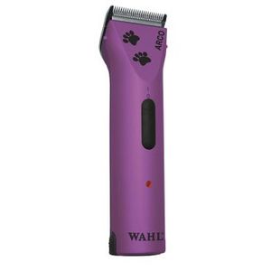 Wahl Arco Clipper with 5-in-1 Blade, Purple w/ Paw Prints