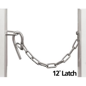 12" Chain Gate Latch for Livestock
