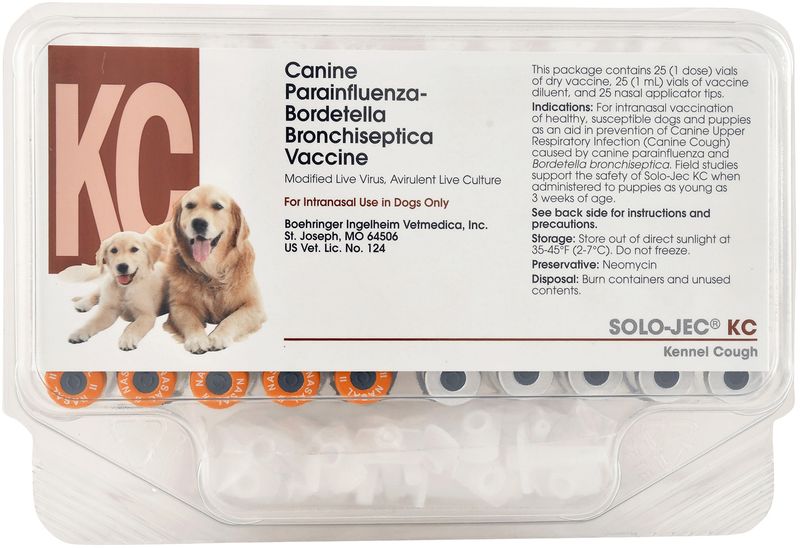 SoloJec KC (Kennel Cough) Intranasal Vaccine for Dogs Jeffers
