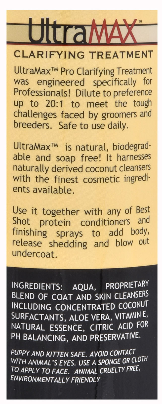 Best Shot UltraMAX Pro Clarifying Shampoo Jeffers
