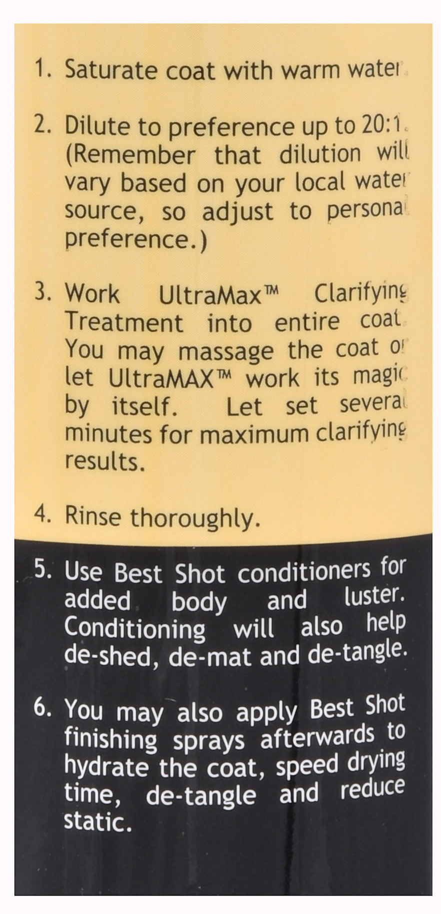 Best Shot UltraMAX Pro Clarifying Shampoo Jeffers