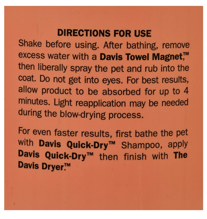 Davis QuickDry Spray Jeffers