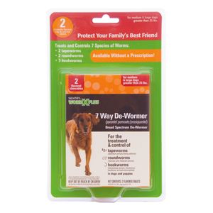 Sentry HC WormX Plus 7-Way Dog Dewormer