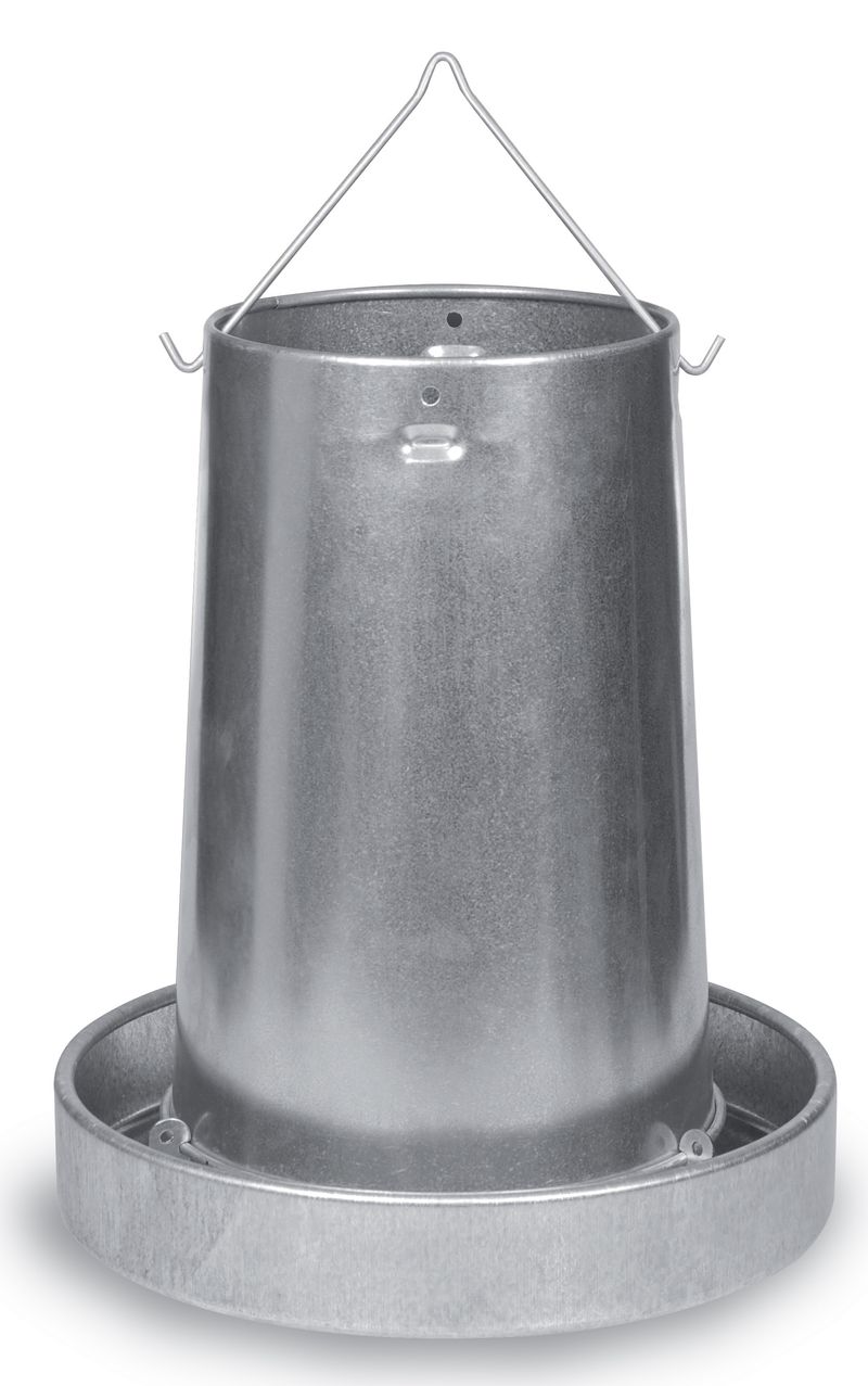 Galvanized Metal Chicken Feeder Jeffers