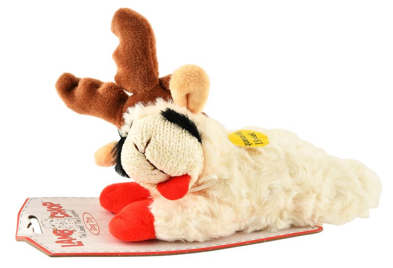 Holiday Lamb Chop Dog Toy Jeffers