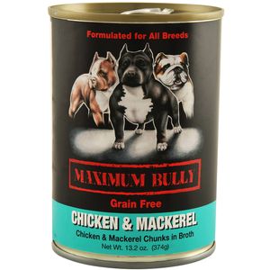 Maximum Bully Chicken & Mackerel Chunks in Broth