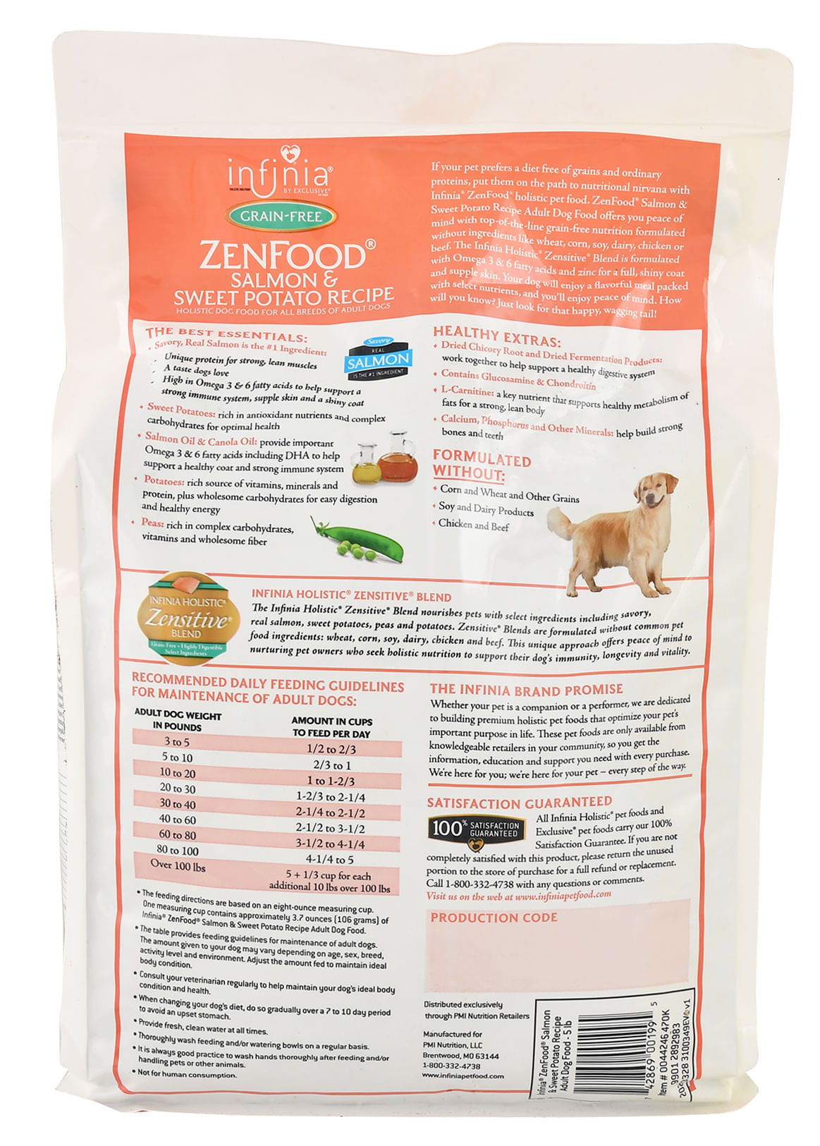 Infinia dog food clearance petco