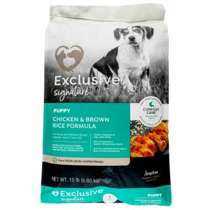 Purina Exclusive Puppy Food, Chicken/Brown Rice