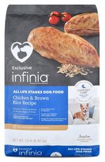 Infinia Chicken Brown Rice Dog Food Jeffers