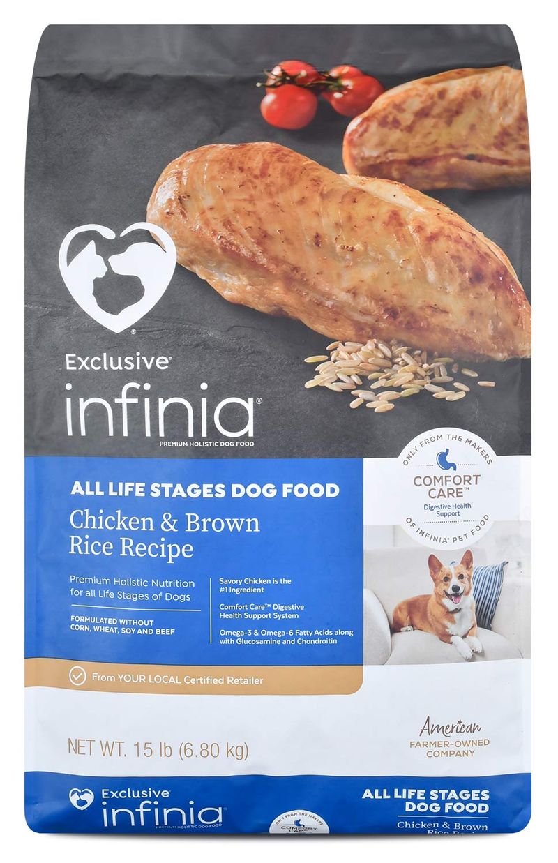 Infinia Chicken Brown Rice Dog Food