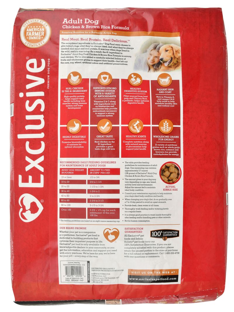 Valu Pak Dog Food Red Bag planbbasquet