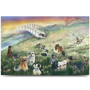 Rainbow Bridge Pet Sympathy Card