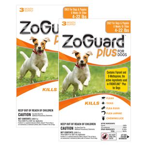 ZoGuard Plus for Dogs, 6 pack