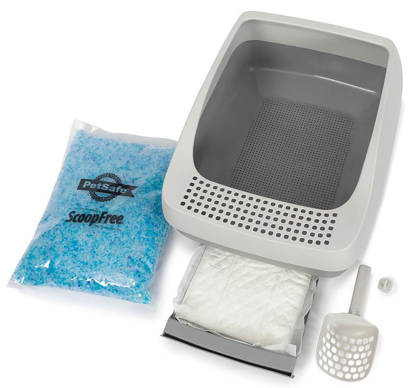 PetSafe-Deluxe-Crystal-Litter-Box-System