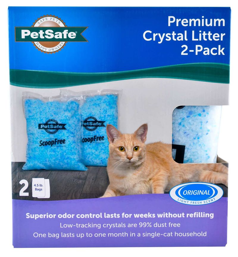 Blue crystal cat clearance litter