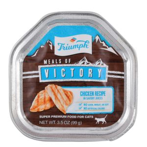 Triumph Meals of Victory Chicken Recipe Cat Food